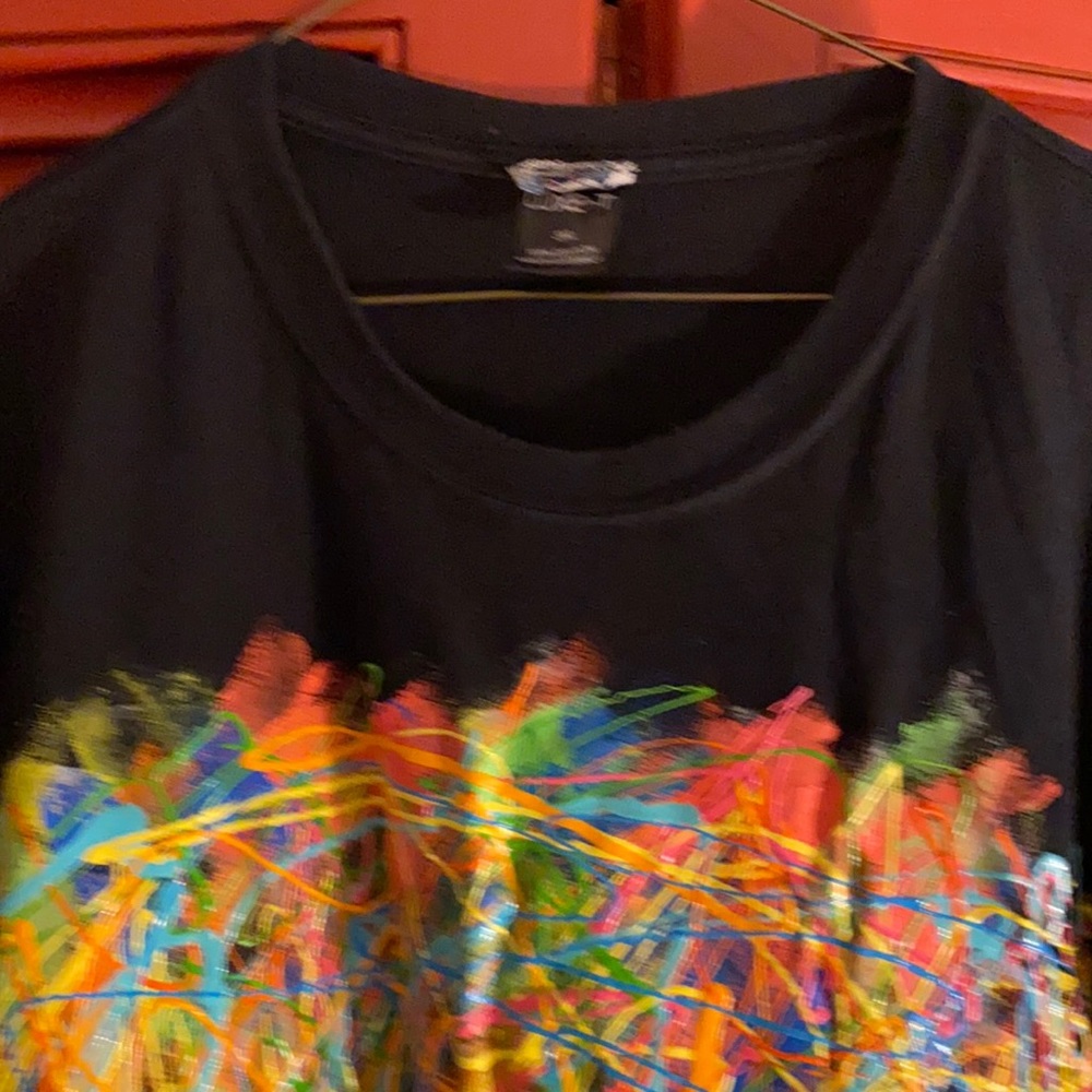 LIKE BRAND NEW. MISKEEN MULTICOLORED 3xl TSHIRT. VERY UNIQUE